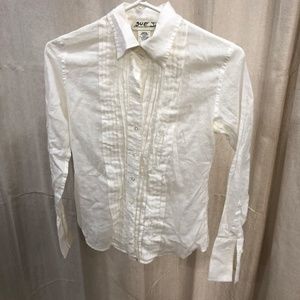 Tuxedo Button Down Blouse